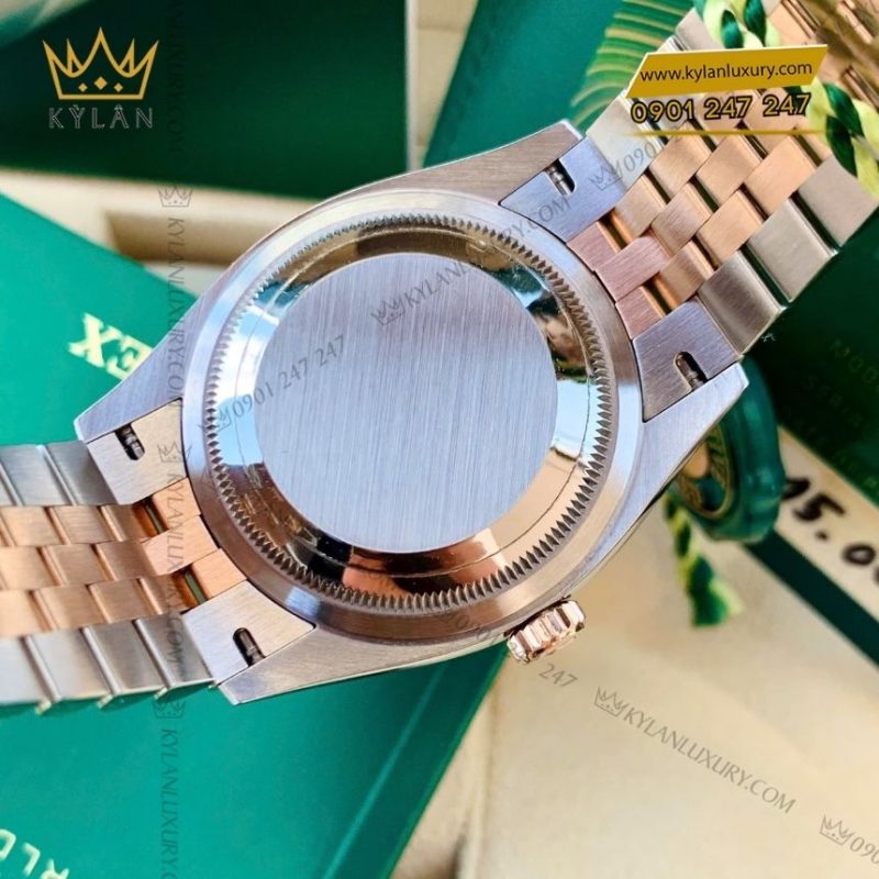Đồng hồ Rolex Datejust 36 xám La Mã kim cương 126231-0023