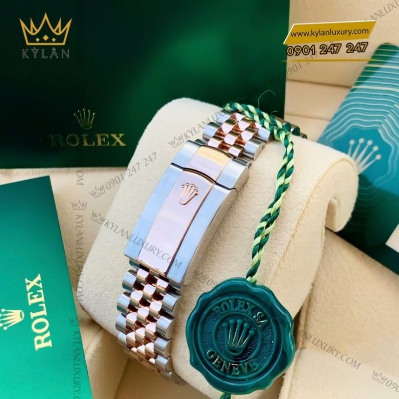 Đồng hồ Rolex Datejust 36 xám La Mã kim cương 126231-0023