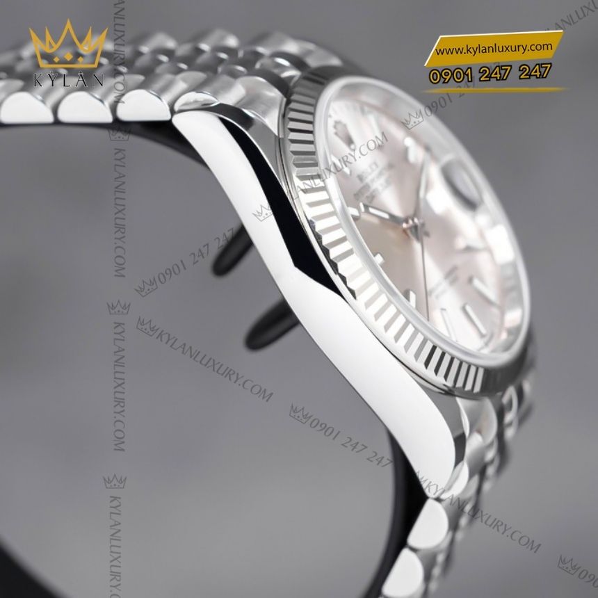 Kỳ Lân Luxury rolex datejust 36 126234 0013 3 Đồng hồ Rolex Datejust 36 mặt số bạc 126234-0013