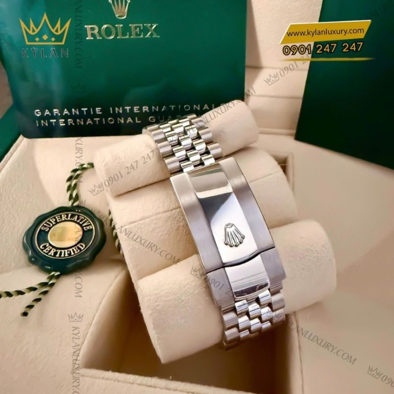 Đồng hồ Rolex Datejust 36 mặt số hồng đính kim cương 126234-0031