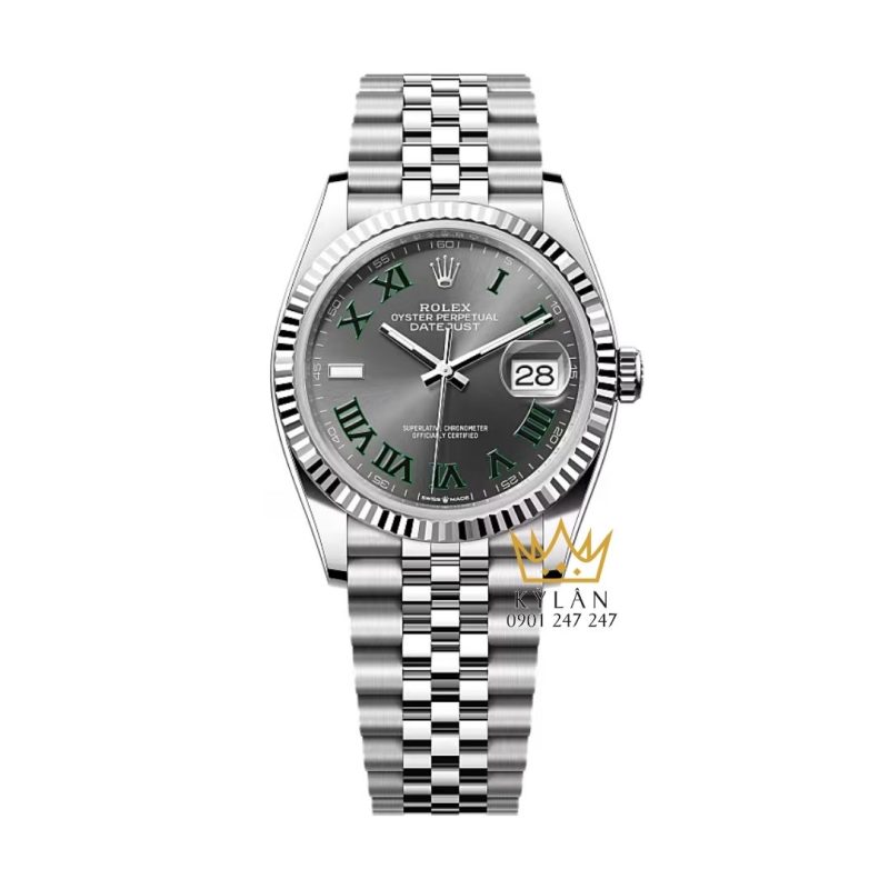 Đồng hồ Rolex Datejust 36 mặt xám La Mã 126234-0045