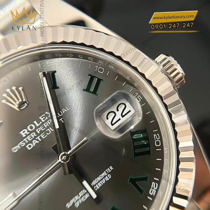 Đồng hồ Rolex Datejust 36 mặt xám La Mã 126234-0045