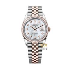 Đồng hồ Rolex Datejust 36 mặt xà cừ kim cương 126281RBR-0009