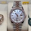 Đồng hồ Rolex Datejust 36 mặt xà cừ kim cương 126281RBR-0009