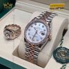 Đồng hồ Rolex Datejust 36 mặt xà cừ kim cương 126281RBR-0009