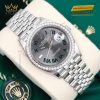 Đồng hồ Rolex Datejust 36 mặt xám cọc La Mã 126284RBR-0037