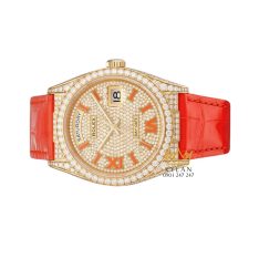 Đồng hồ Rolex Day-Date 36 mặt số pavé 128158RBR