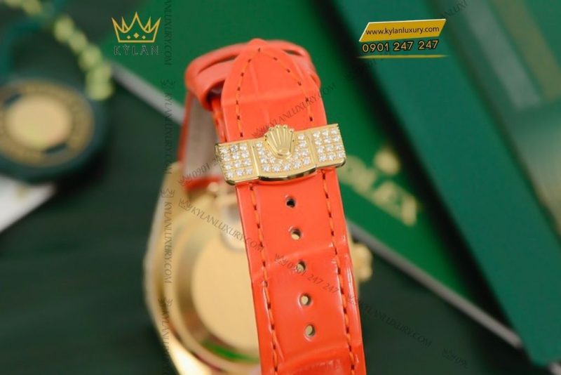 Đồng hồ Rolex Day-Date 36 mặt số pavé 128158RBR