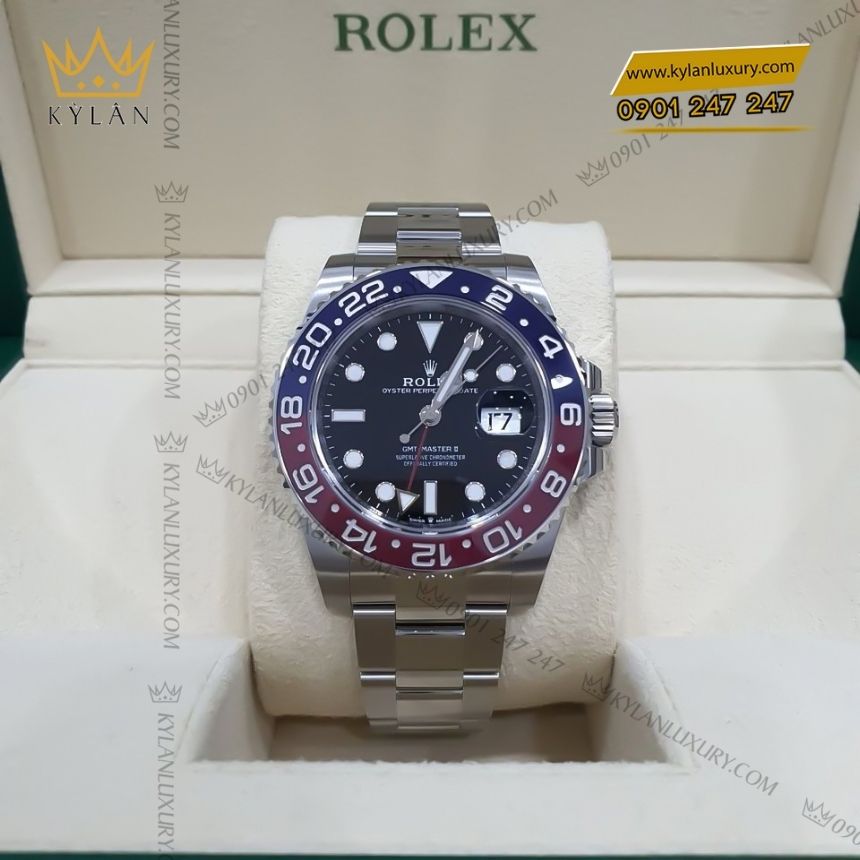Kỳ Lân Luxury rolex gmt master ii 126710blro 0002 7 Đồng hồ Rolex GMT-Master II Pepsi 126710BLRO-0002
