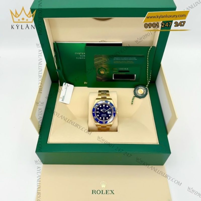 Đồng hồ Rolex Submariner Date mặt số xanh 126618LB-0002