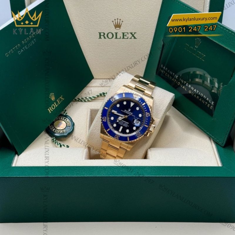 Đồng hồ Rolex Submariner Date mặt số xanh 126618LB-0002