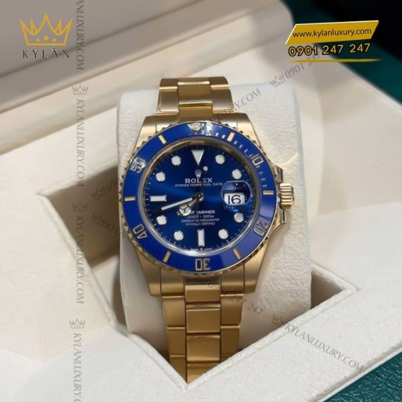 Đồng hồ Rolex Submariner Date mặt số xanh 126618LB-0002