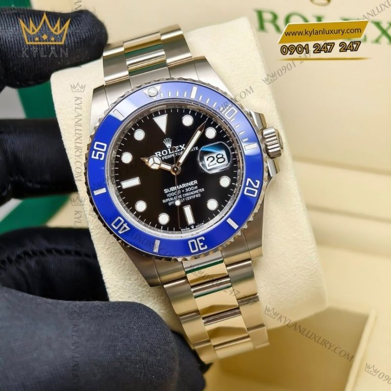 Đồng hồ Rolex Submariner Date vành xanh dương 126619LB-0003