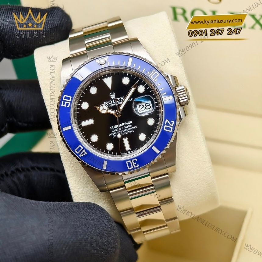 Kỳ Lân Luxury rolex submariner date 126619lb 0003 3 Đồng hồ Rolex Submariner Date vành xanh dương 126619LB-0003