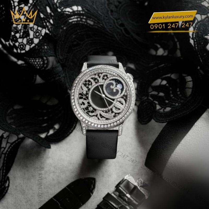 Đồng hồ Vacheron Constantin Égérie Creative Edition 37mm mặt số men đen 8006F/000G-B942