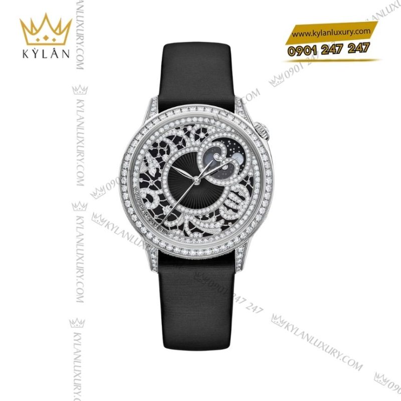 Đồng hồ Vacheron Constantin Égérie Creative Edition 37mm mặt số men đen 8006F/000G-B942