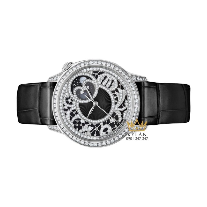 Đồng hồ Vacheron Constantin Égérie Creative Edition 37mm mặt số men đen 8006F/000G-B942