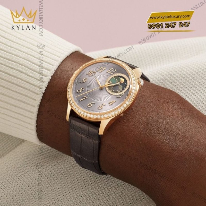 Đồng hồ Vacheron Constantin Égérie Moon Phase 37mm mặt số taupe 8005F/000R-B958