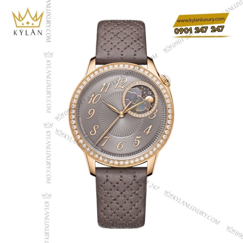 Đồng hồ Vacheron Constantin Égérie Moon Phase 37mm mặt số taupe 8005F/000R-B958