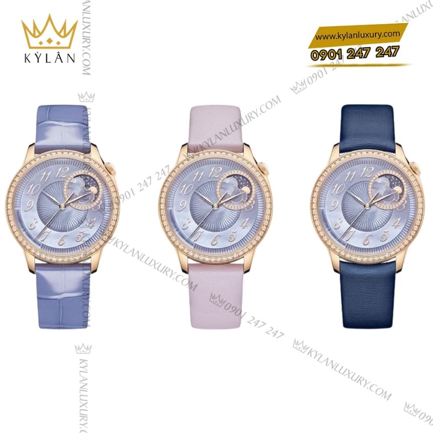 Kỳ Lân Luxury vacheron constantin egerie moon phase 37mm 8005f 000r h030 3 Đồng hồ Vacheron Constantin Égérie Moon Phase 37mm mặt số xà cừ 8005F/000R-H030