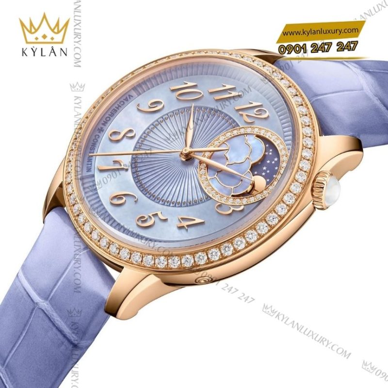 Đồng hồ Vacheron Constantin Égérie Moon Phase 37mm mặt số xà cừ 8005F/000R-H030