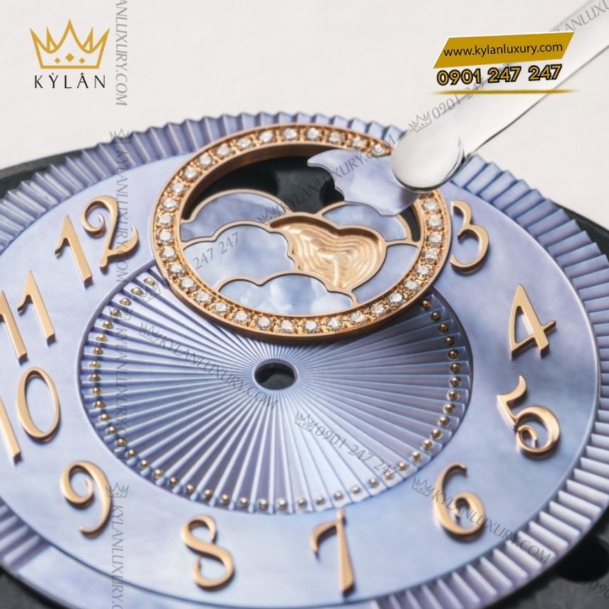 Kỳ Lân Luxury vacheron constantin egerie moon phase 37mm 8005f 000r h030 Đồng hồ Vacheron Constantin Égérie Moon Phase 37mm mặt số xà cừ 8005F/000R-H030
