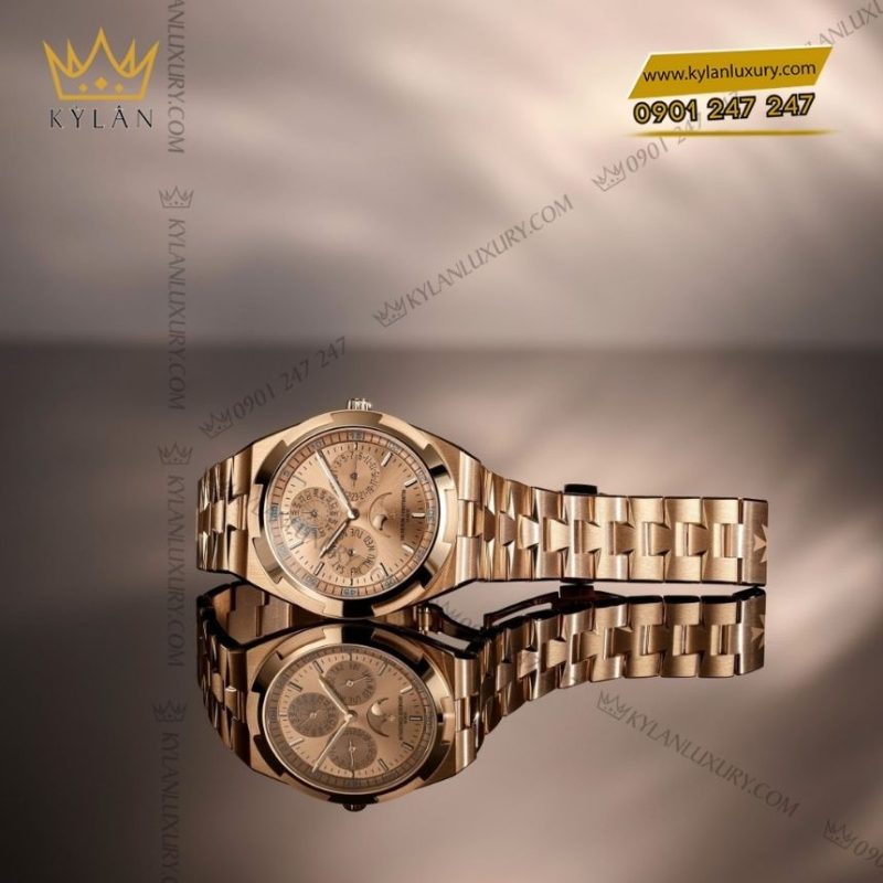Đồng hồ Vacheron Constantin Overseas Perpetual Calendar Ultra Thin Skeleton vàng hồng