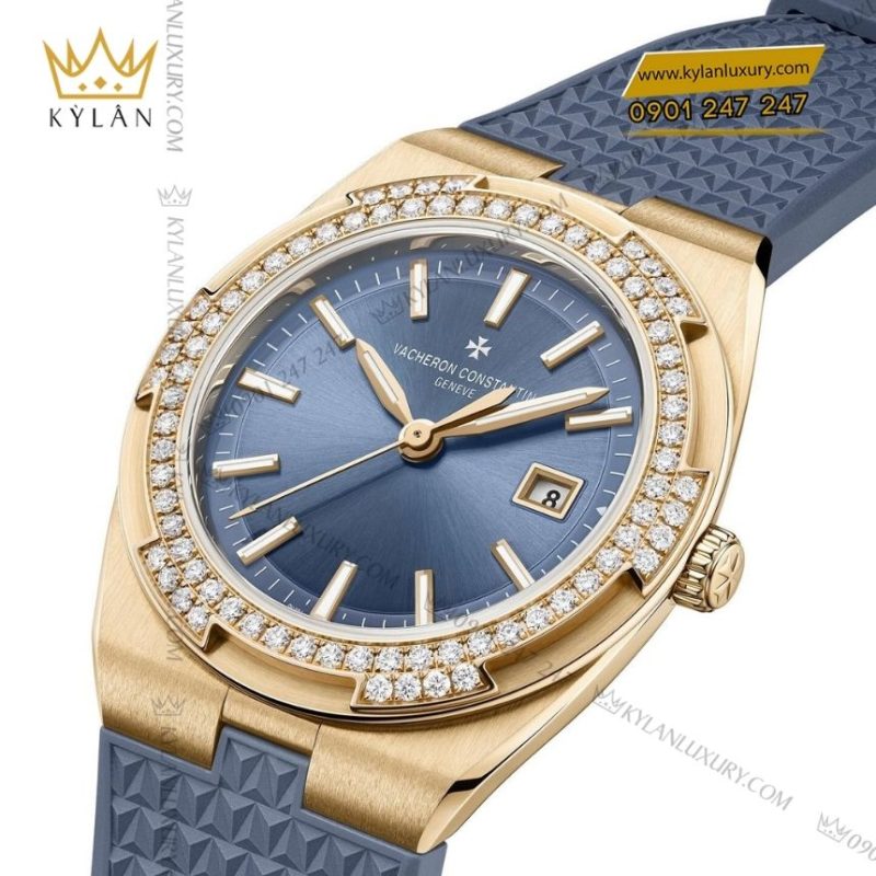 Đồng hồ Vacheron Constantin Overseas Quartz 33mm mặt xanh denim 1225V/200R-H015
