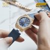 Đồng hồ Vacheron Constantin Overseas Quartz 33mm mặt xanh denim 1225V/200R-H015