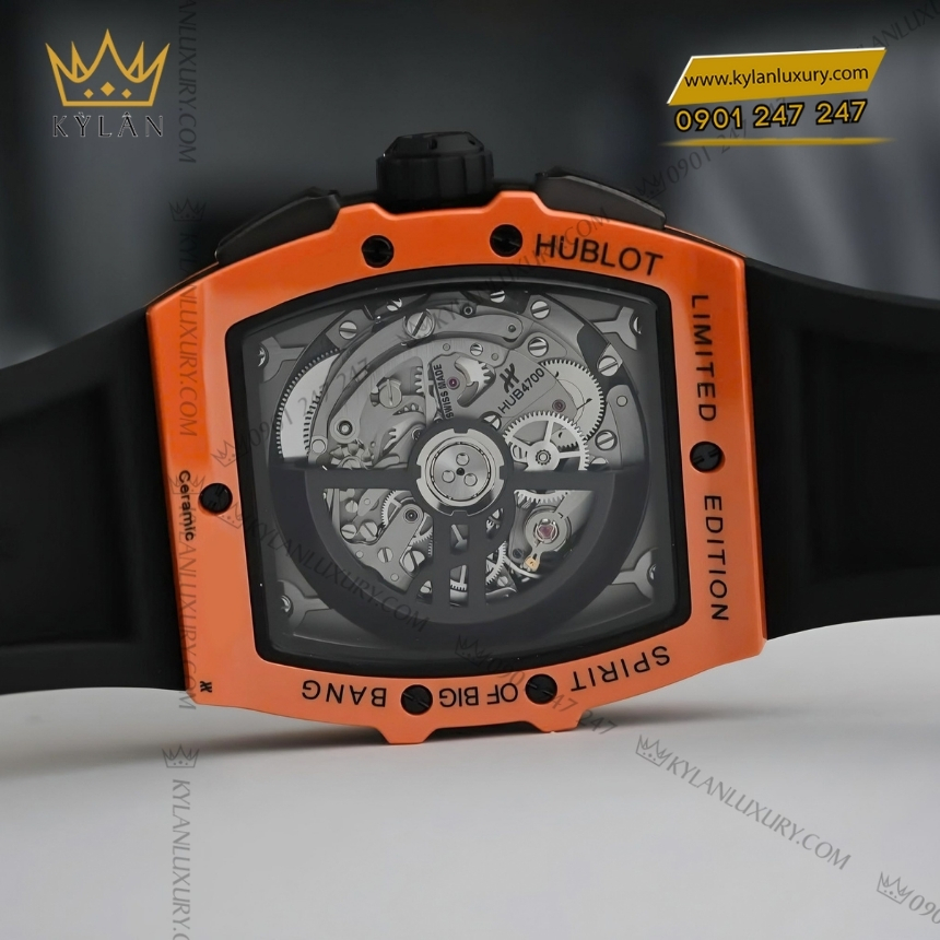 Kỳ Lân Luxury 1 134 Đồng hồ Hublot Spirit of Big Bang Orange Ceramic 42mm