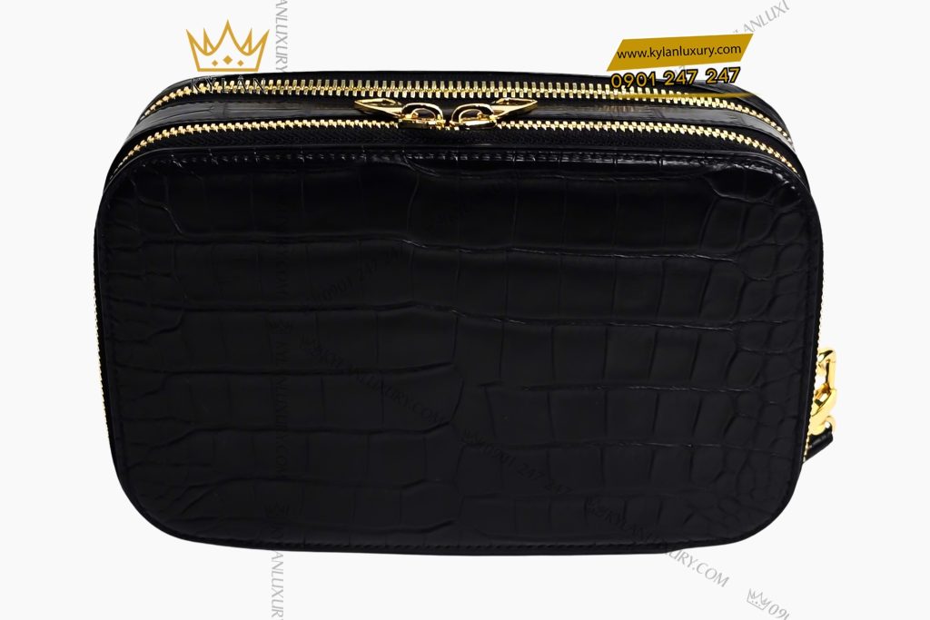 Kỳ Lân Luxury 1 94 Túi Clutch Da Cá Alligator Black