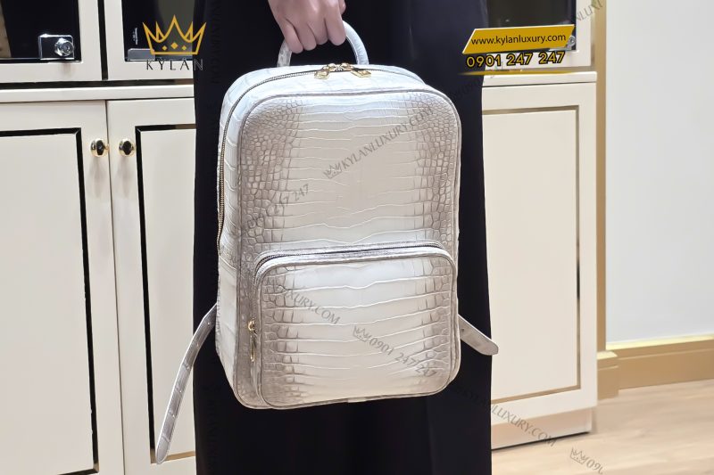 Balo da cá Alligator white