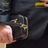 Túi Clutch Da Cá Alligator Black