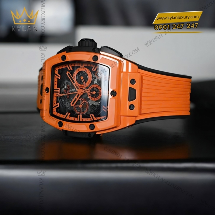 Kỳ Lân Luxury 2 132 Đồng hồ Hublot Spirit of Big Bang Orange Ceramic 42mm
