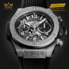 Bộ máy HUB1280 UNICO của Hublot Big Bang Unico Titanium Diamonds 44mm – chronograph flyback tự động, 72 giờ dự trữ năng lượng, 354 chi tiết tinh xảo.