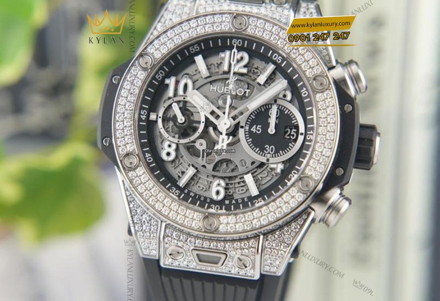 Kỳ Lân Luxury 2 72 Hublot Big Bang Unico Titanium Pavé 44mm  421.NX.1170.RX.1704