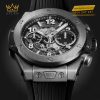 Bộ máy HUB1280 UNICO của Hublot Big Bang Unico Titanium 42mm – chronograph flyback tự động với dự trữ năng lượng 72 giờ.