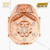 Nhẫn Hublot vàng hồng nguyên khối Au750 đính kim cương