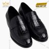 Giày da cá Alligator black
