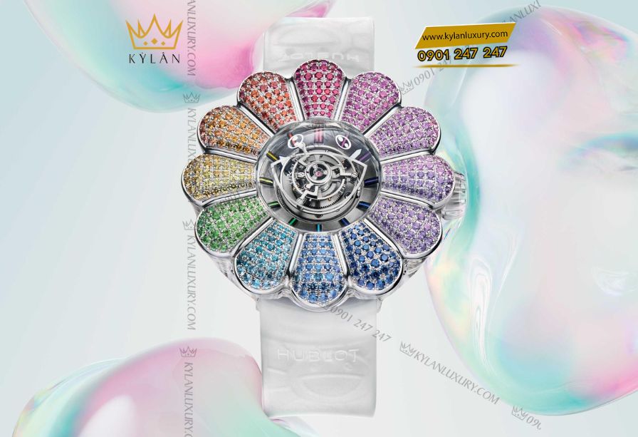 Kỳ Lân Luxury 4 106 Hublot MP-15 Takashi Murakami Tourbillon Sapphire Rainbow