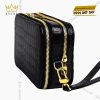 Túi Clutch Da Cá Alligator Black