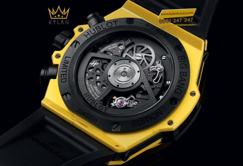 Bộ máy HUB1280 UNICO Manufacture, chronograph flyback, dự trữ năng lượng 72 giờ
