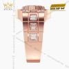 Nhẫn Rolex vàng hồng nguyên khối Au750 đính kim cương