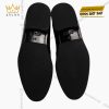 Giày da cá Alligator black