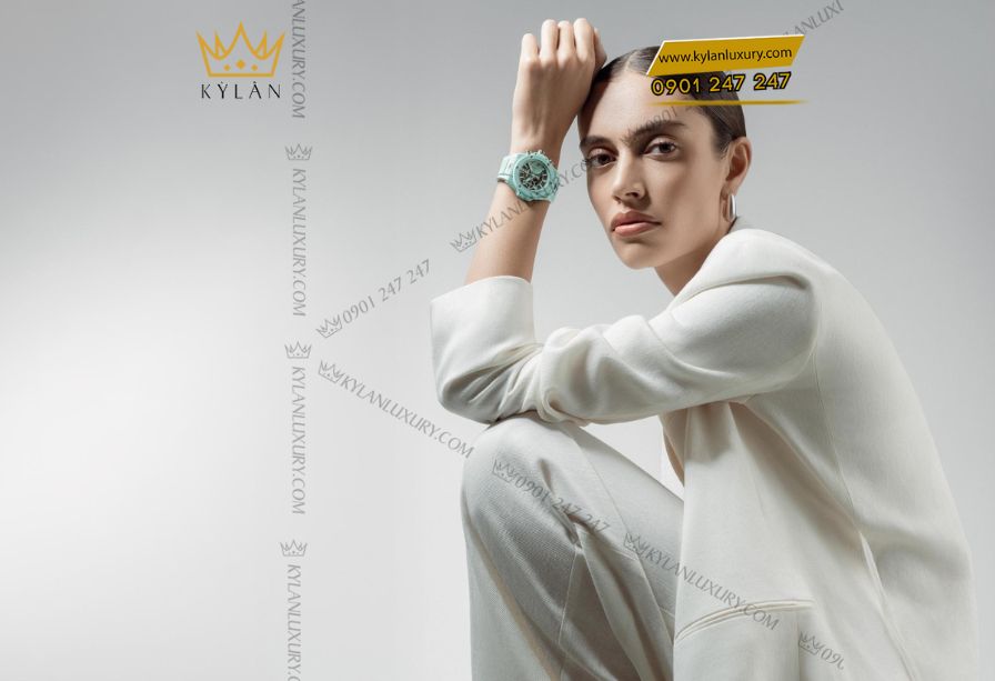 Kỳ Lân Luxury 8 15 Hublot Big Bang Unico Mint Green Ceramic 441.GS.5221.RX 42mm