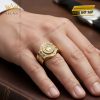 Nhẫn Rolex vàng nguyên khối Au750 đính kim cương