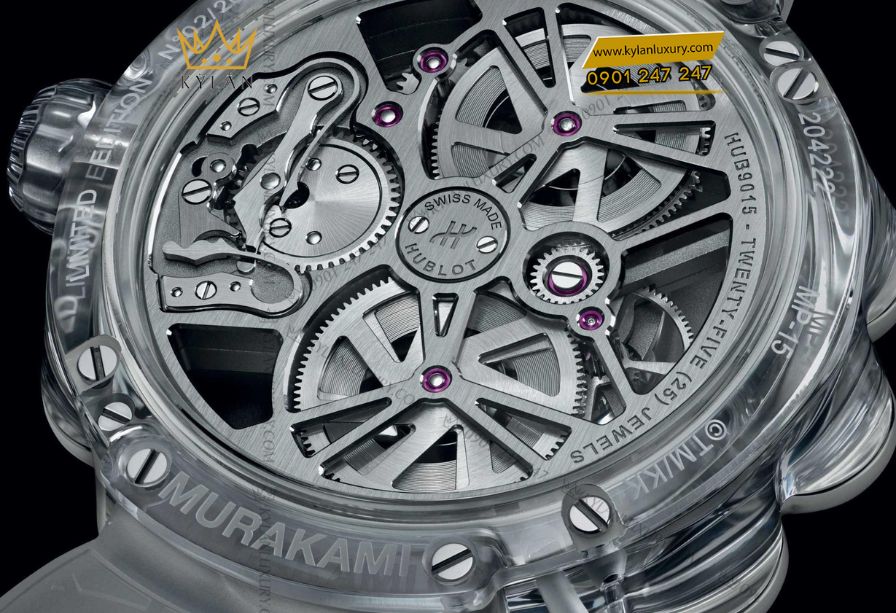 Kỳ Lân Luxury 8 58 Hublot MP-15 Takashi Murakami Tourbillon Sapphire Rainbow