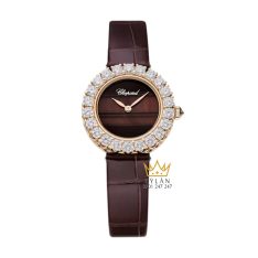 Đồng hồ Chopard L’Heure du Diamant vàng hồng mặt đá mắt hổ Đồng hồ Chopard L’Heure du Diamant vàng hồng mặt đá mắt hổ