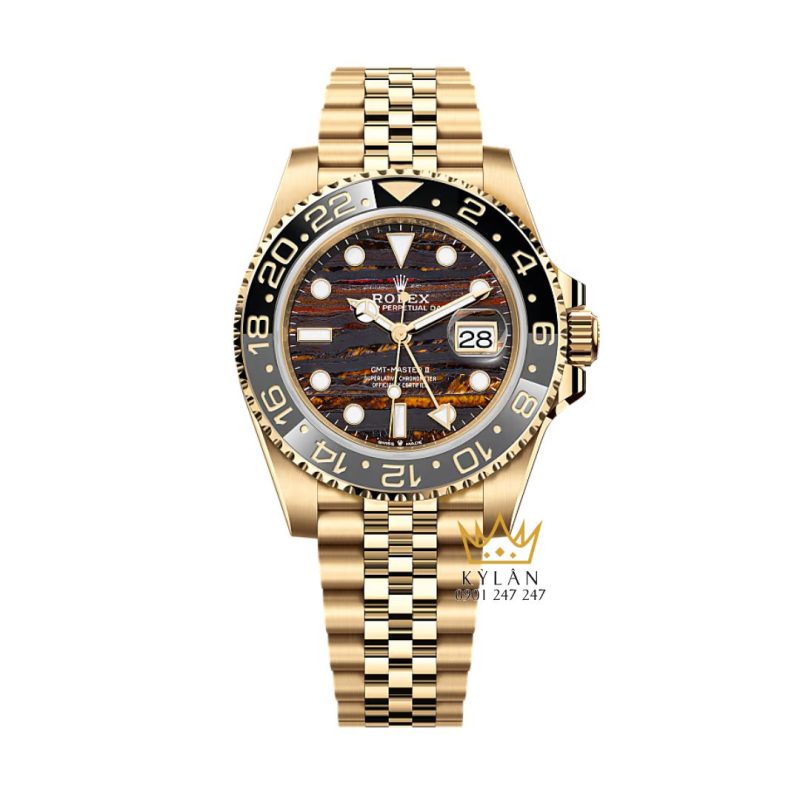 Đồng hồ Rolex GMT-Master II vàng kim Tiger Iron 126718GRNR-0002