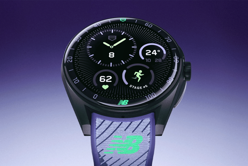 Kỳ Lân Luxury Dong ho TAG Heuer Connected Calibre E5 x New Balance1 Đồng hồ TAG Heuer Connected Calibre E5 x New Balance